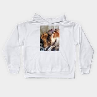 Sleepy cat Kids Hoodie